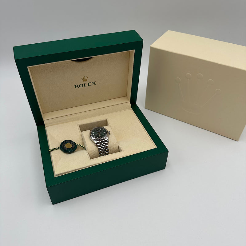 Montre Datejust 31 vert menthe