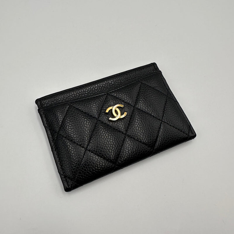 Porte-cartes classique caviar
