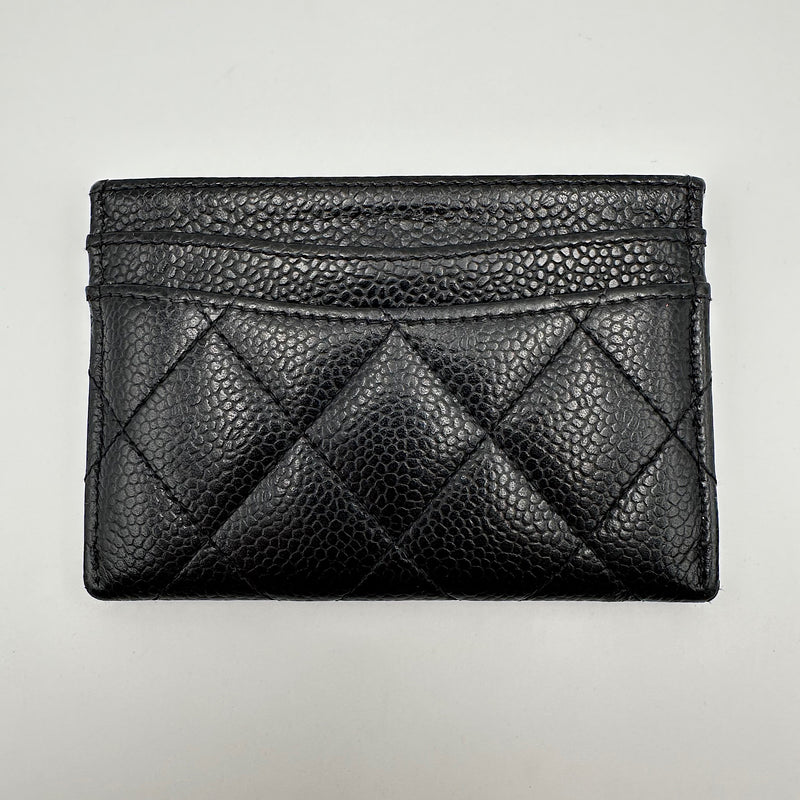 Porte-cartes classique caviar