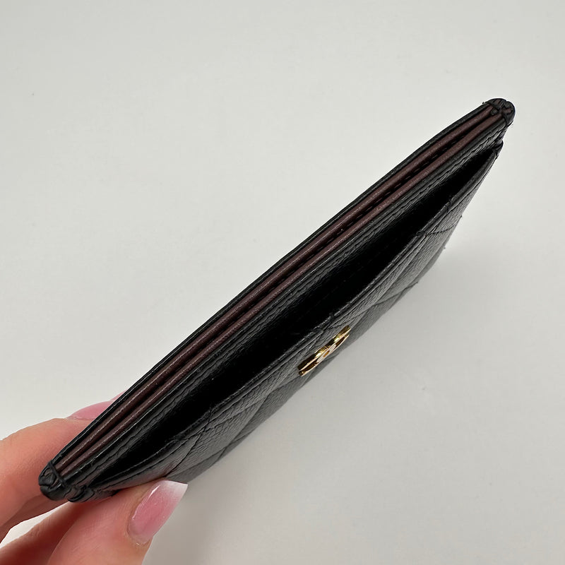Porte-cartes classique caviar