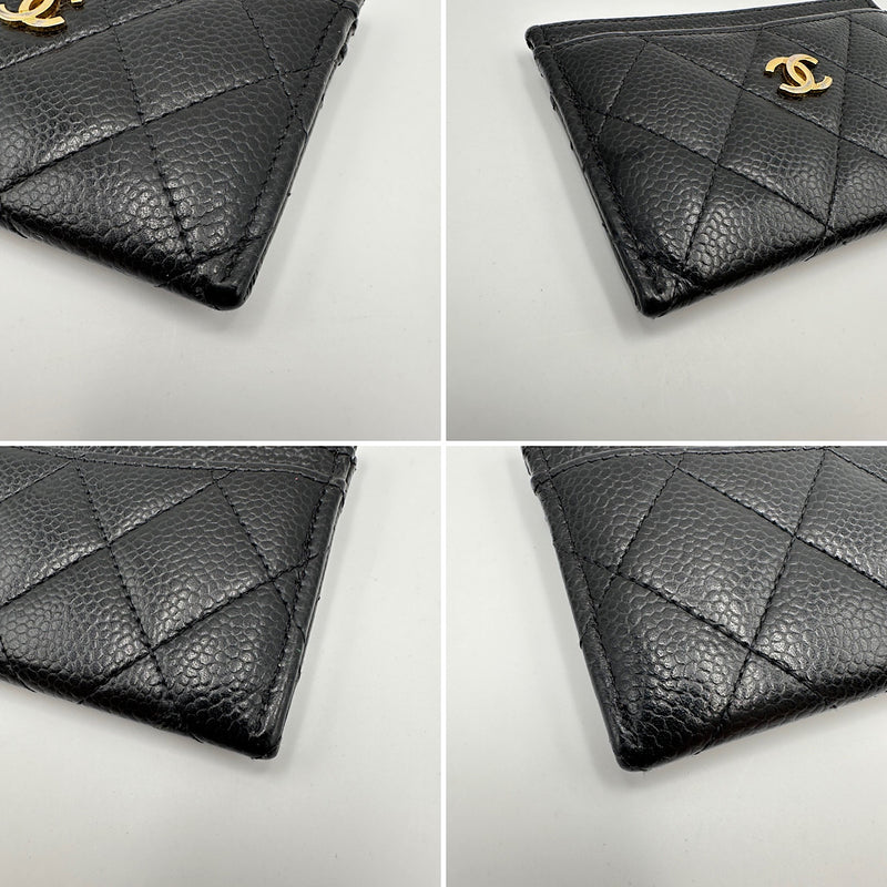 Porte-cartes classique caviar