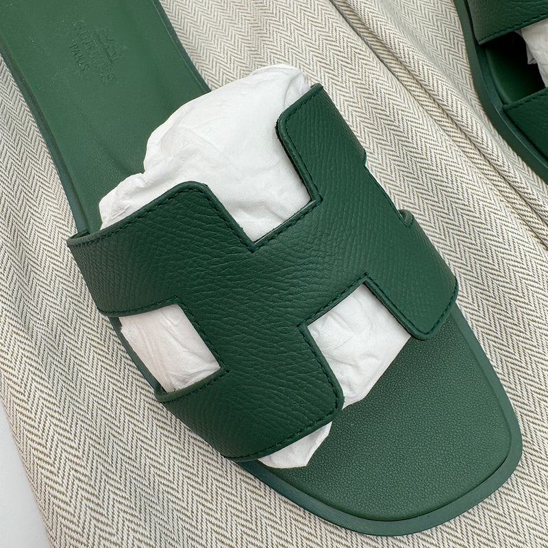 Sandales Oran T.36 1/2 vert lierre