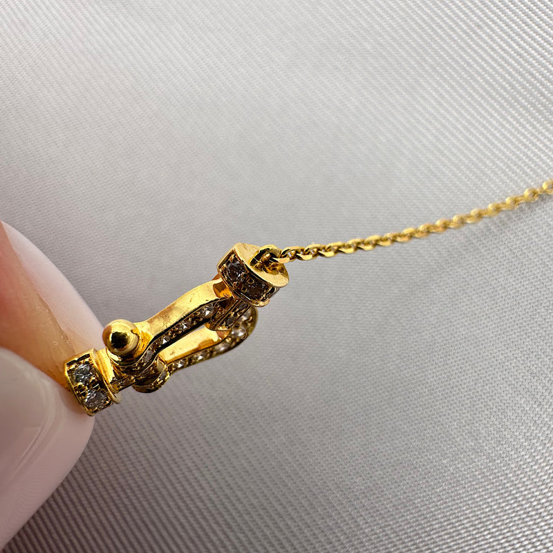 Collier Force 10 or jaune