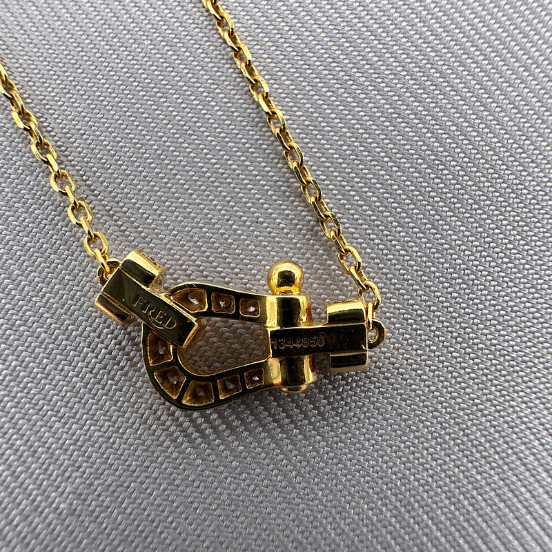 Collier Force 10 or jaune