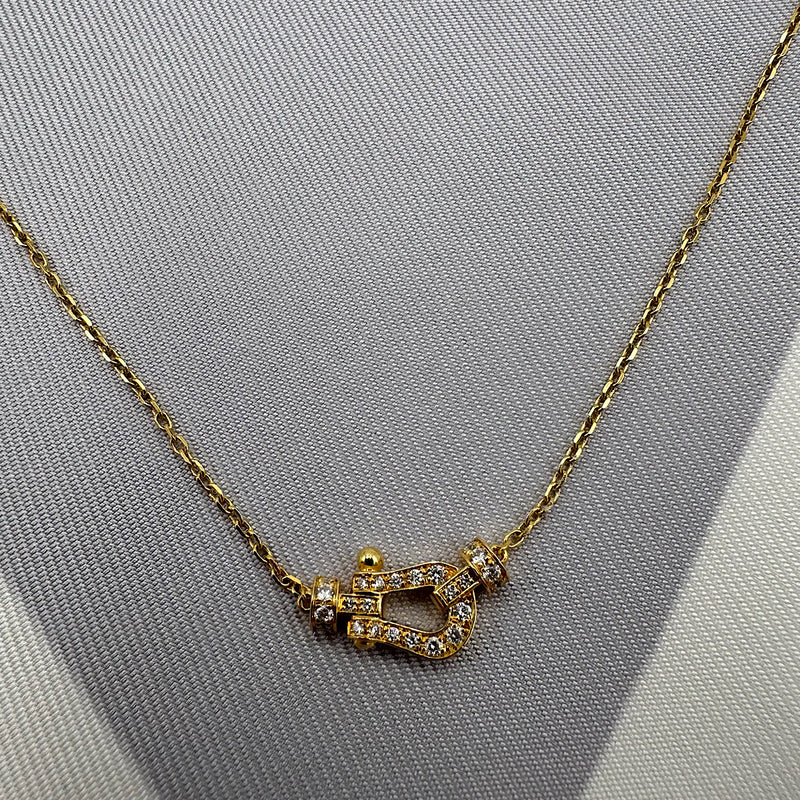 Collier Force 10 or jaune