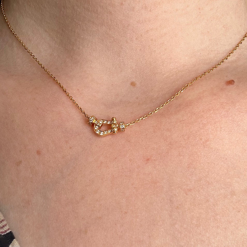 Collier Force 10 or jaune