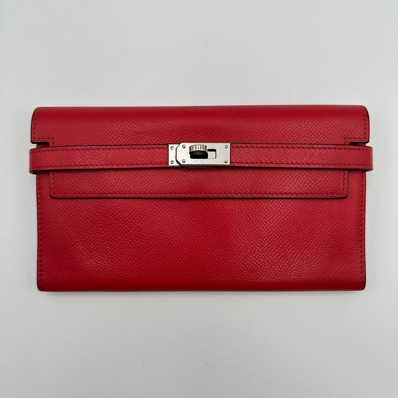 Portefeuille Kelly epsom rouge