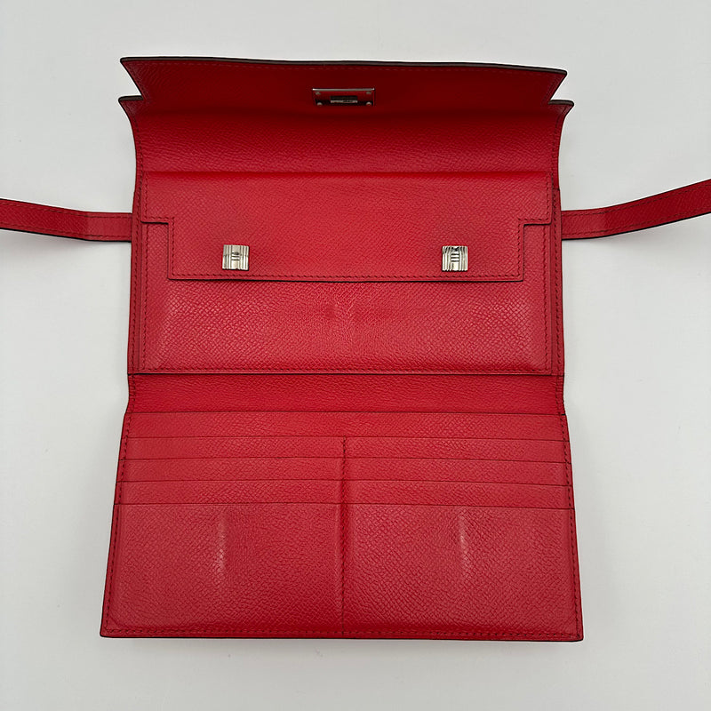 Portefeuille Kelly epsom rouge