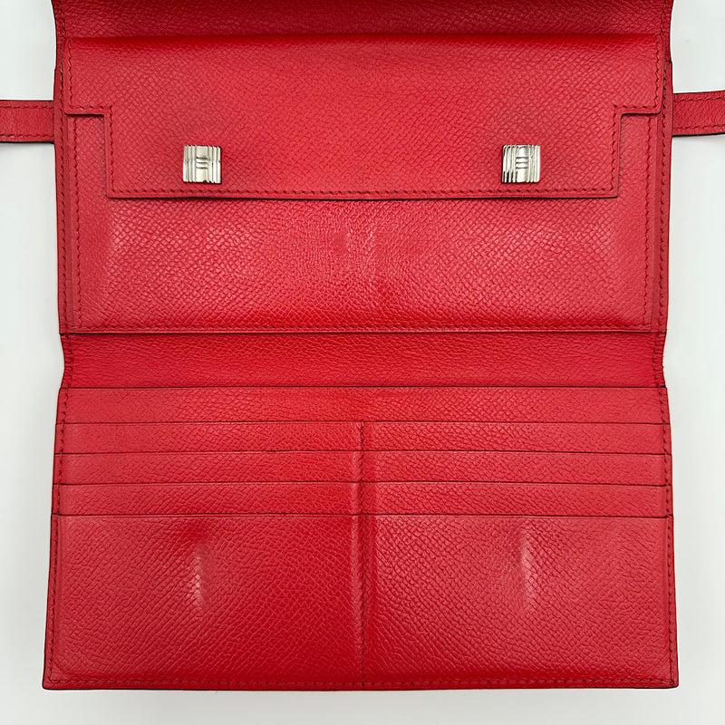 Portefeuille Kelly epsom rouge