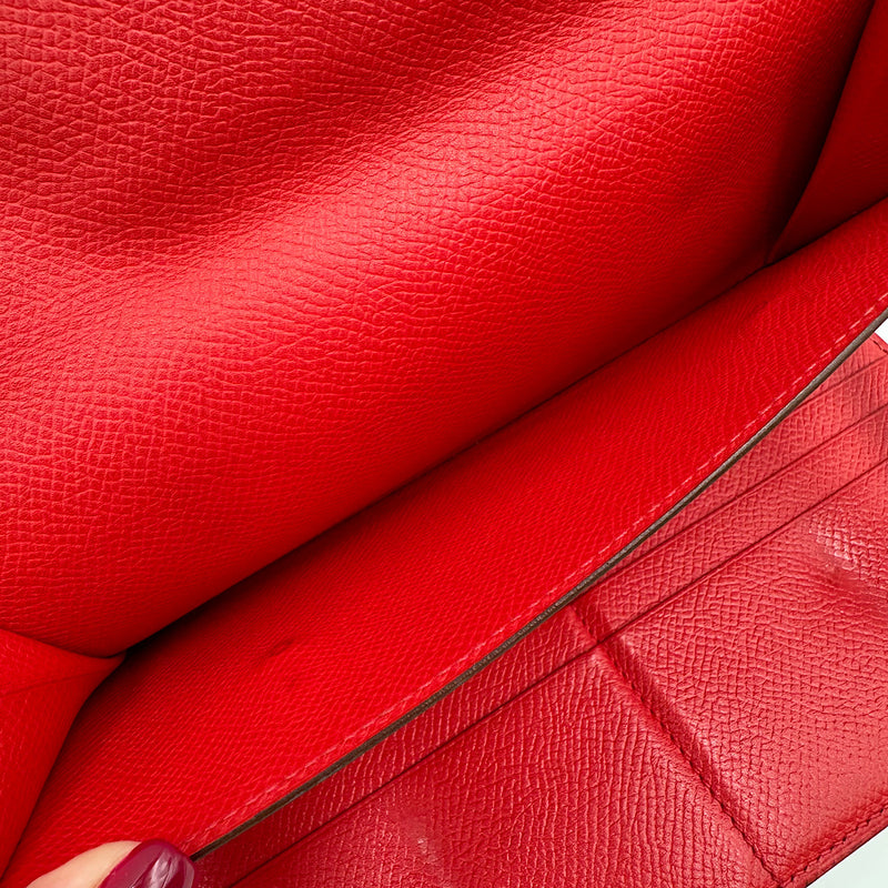 Portefeuille Kelly epsom rouge