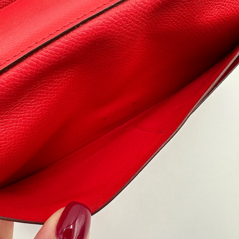 Portefeuille Kelly epsom rouge