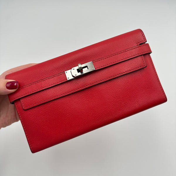 Portefeuille Kelly epsom rouge