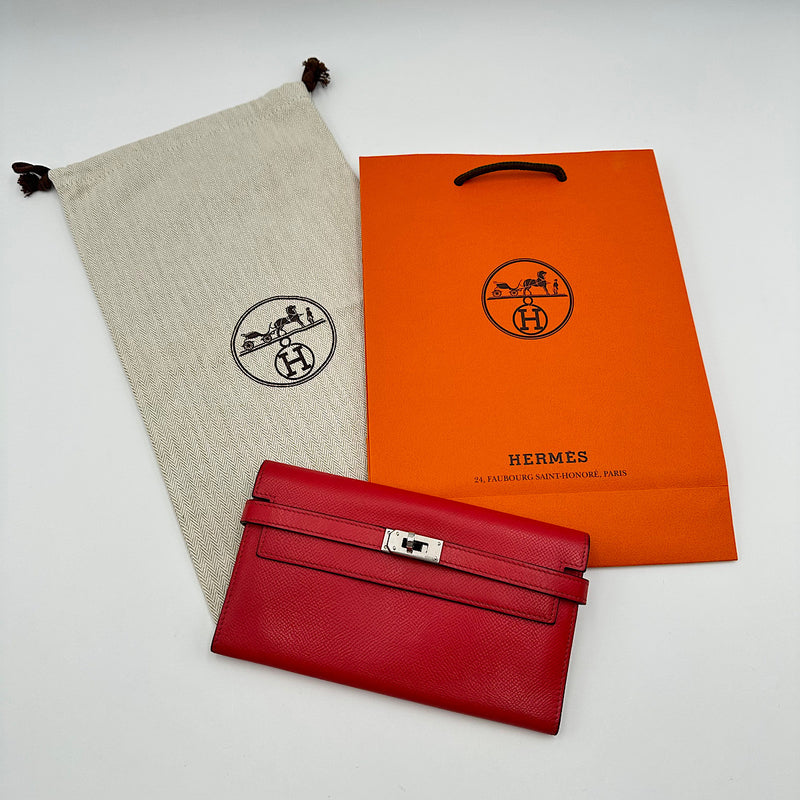 Portefeuille Kelly epsom rouge