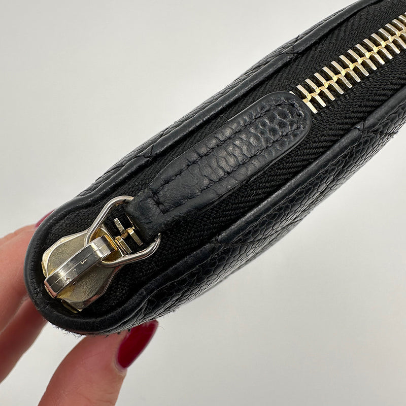 Portefeuille zippé classique
