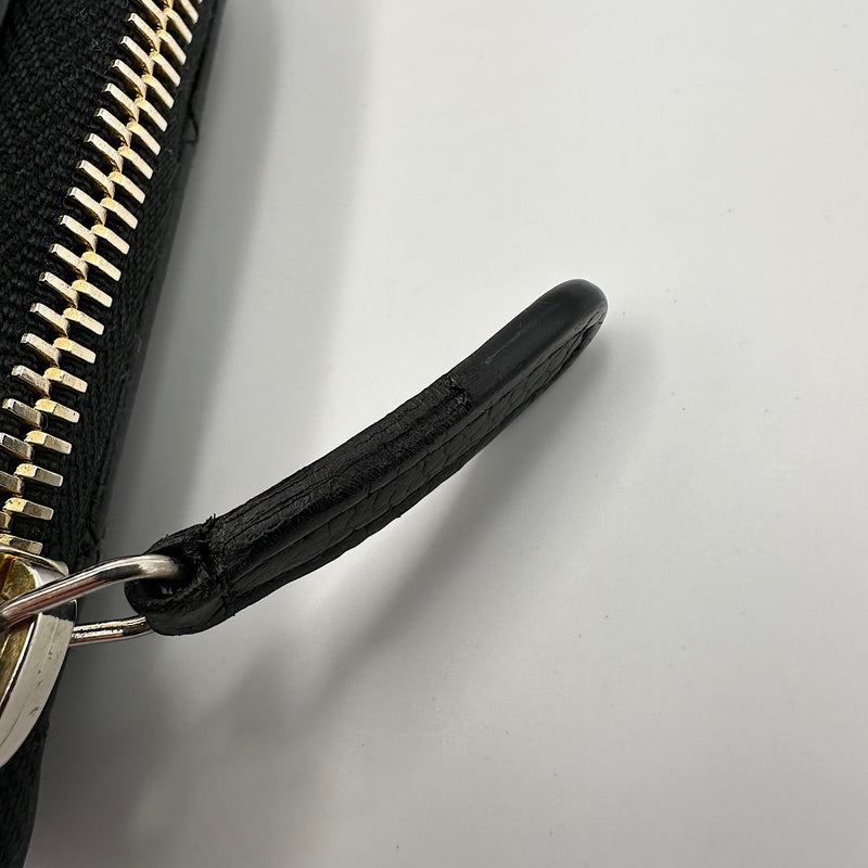 Portefeuille zippé classique