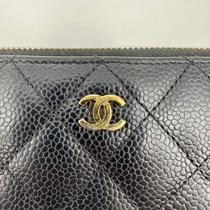 Portefeuille zippé classique