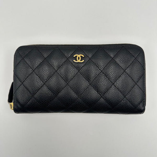 Portefeuille zippé classique