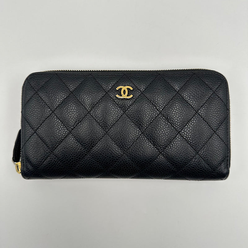 Portefeuille zippé classique