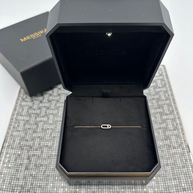 Bracelet Move Uno or rose & diamants