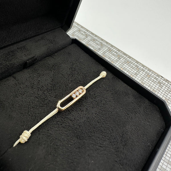 Cordon Move or rose & diamants