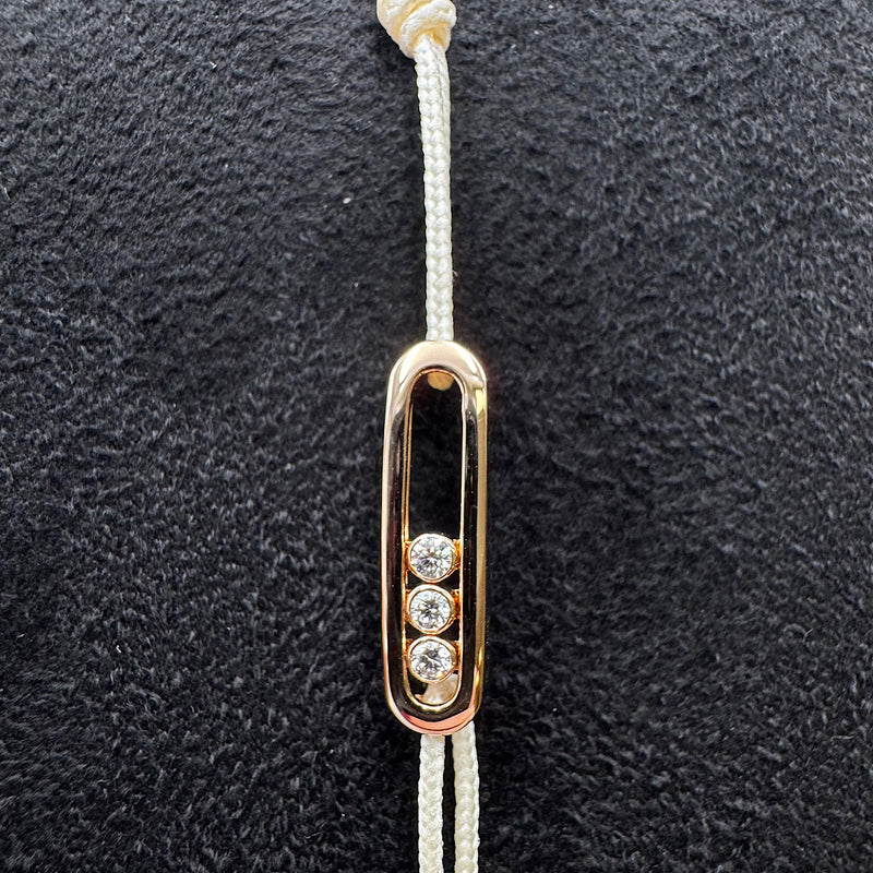 Cordon Move or rose & diamants