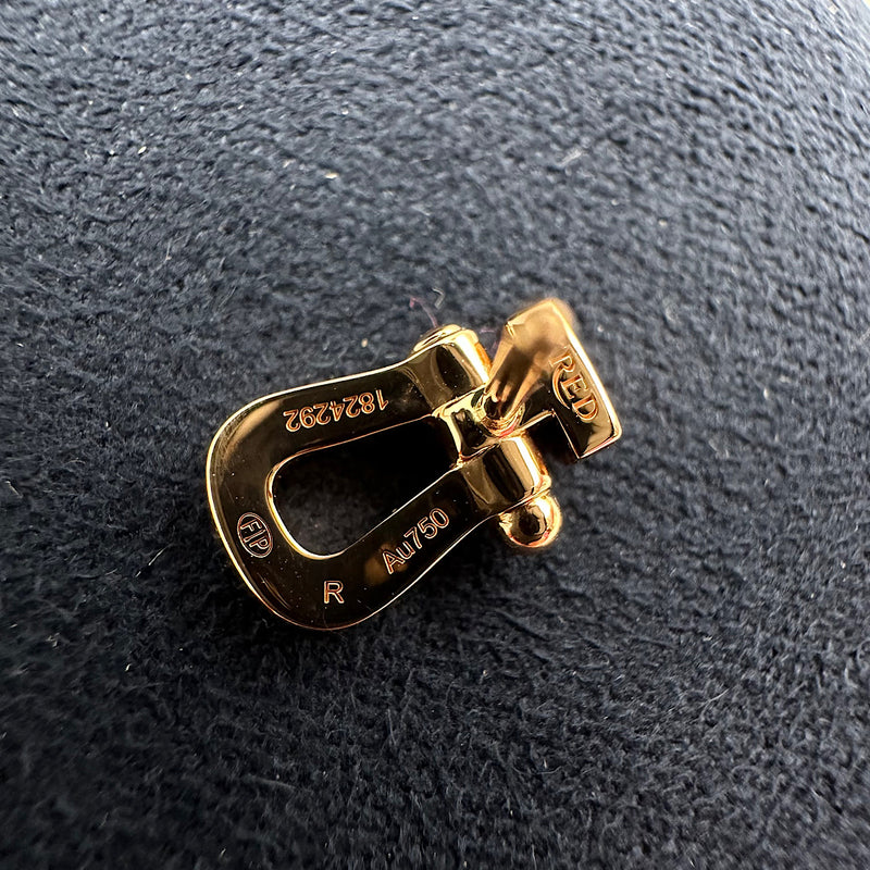 Boucles d'oreilles Force 10 or rose