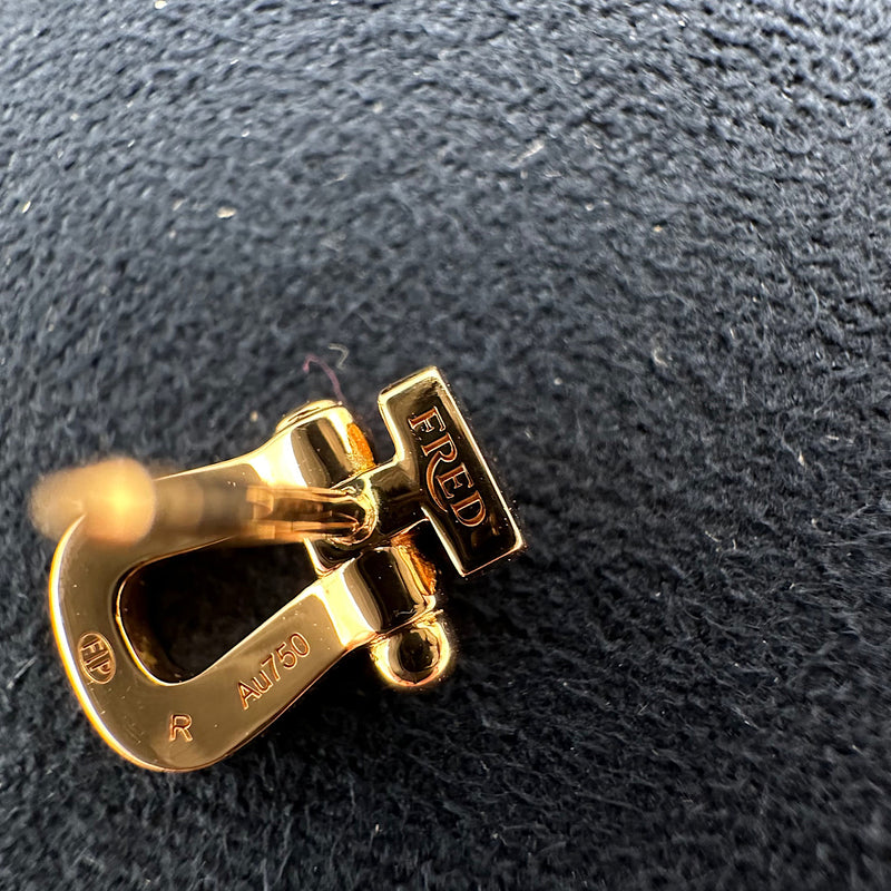 Boucles d'oreilles Force 10 or rose