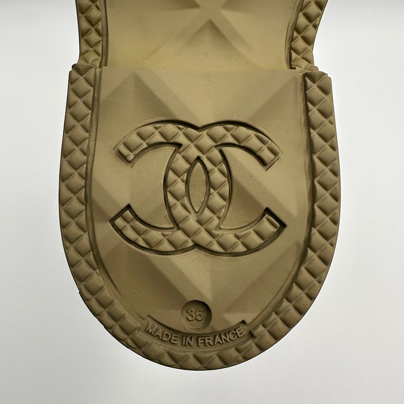 Bottes de pluie kaki T.36