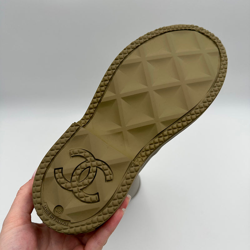 Bottes de pluie kaki T.36