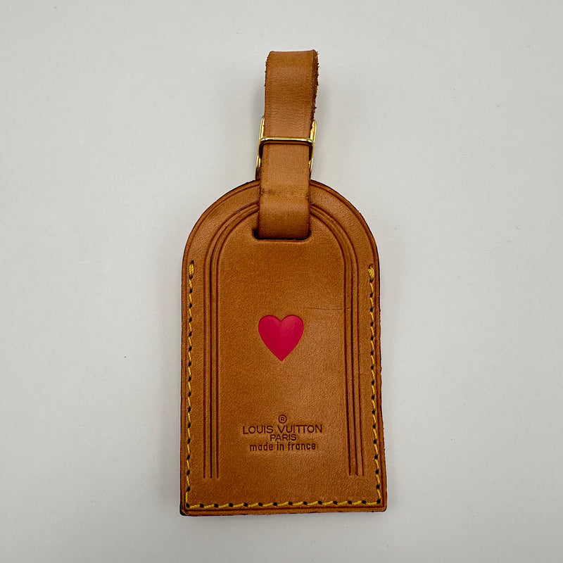 Porte-adresse cœur rose fuchsia