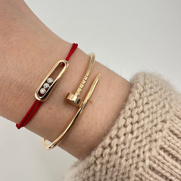 Cordon Move or rose & diamants