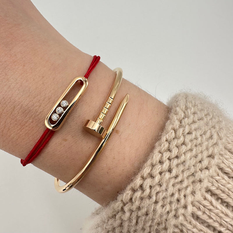 Cordon Move or rose & diamants