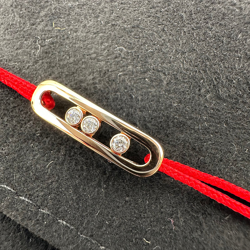 Cordon Move or rose & diamants