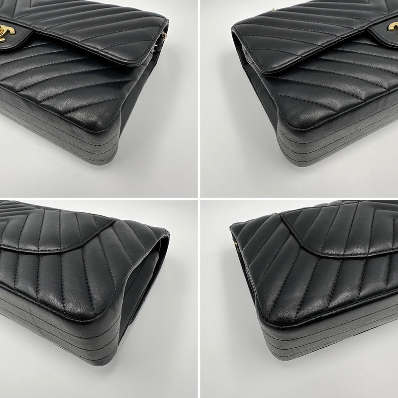 Sac 11.12 matelassé chevron noir