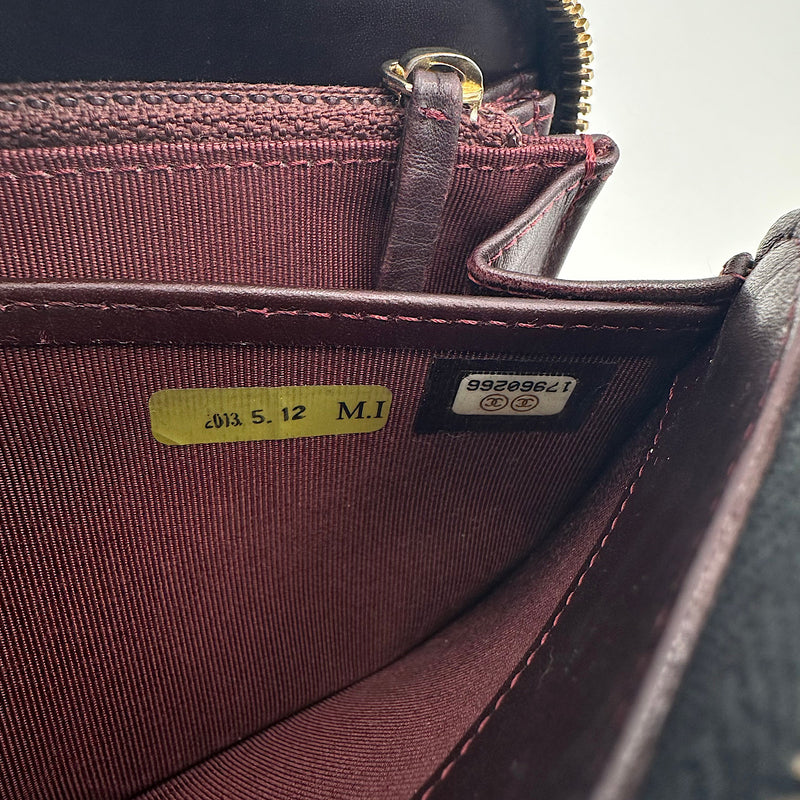 Portefeuille zippé classique