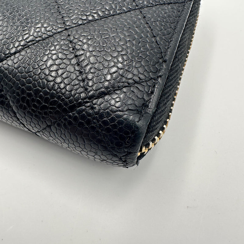 Portefeuille zippé classique