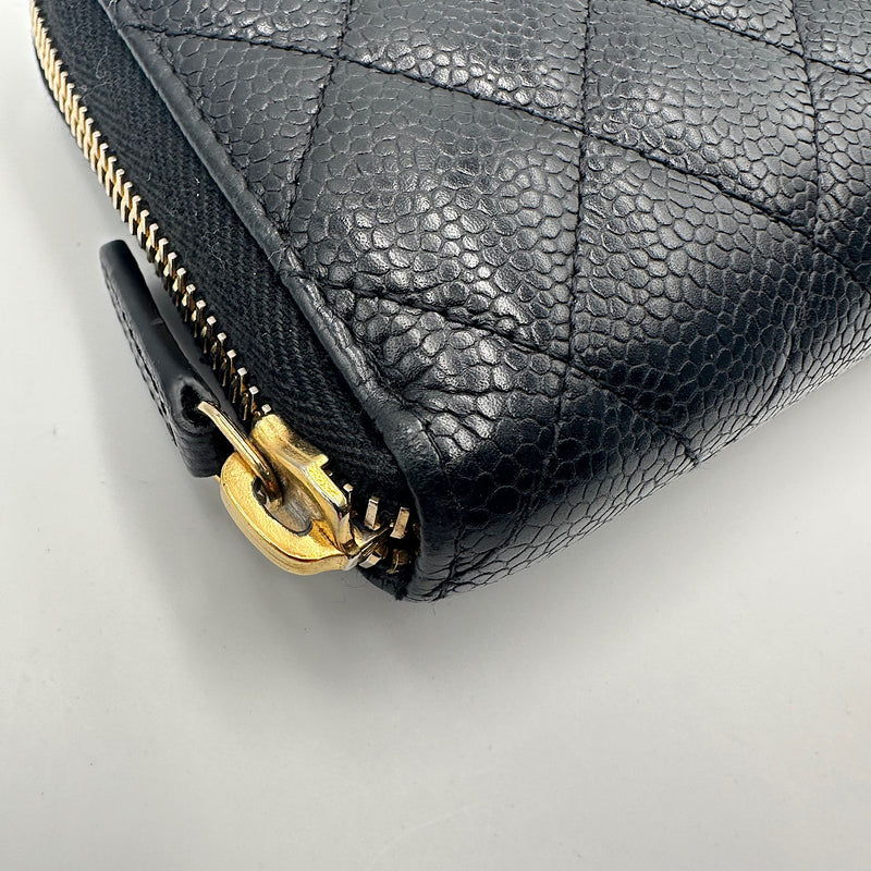 Portefeuille zippé classique