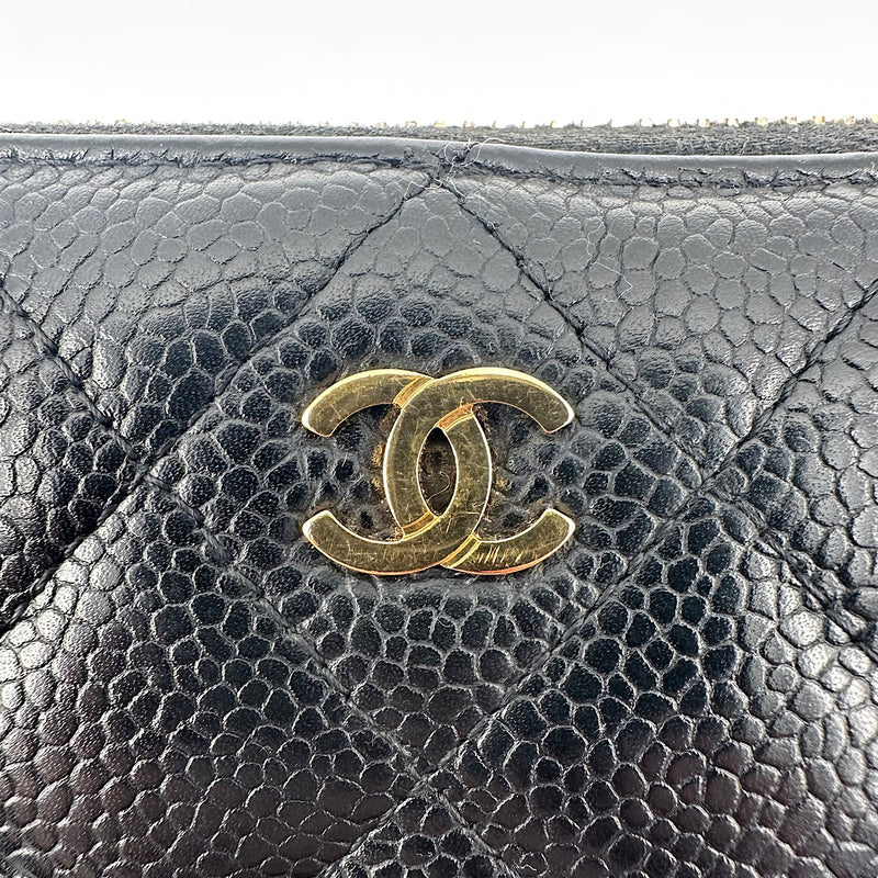 Portefeuille zippé classique