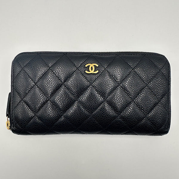 Portefeuille zippé classique