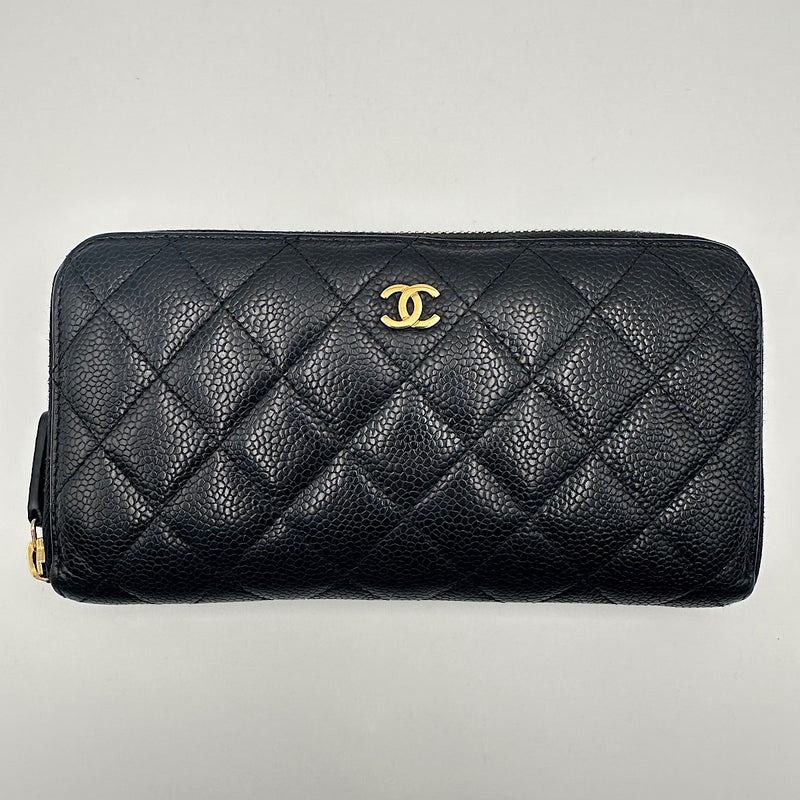 Portefeuille zippé classique