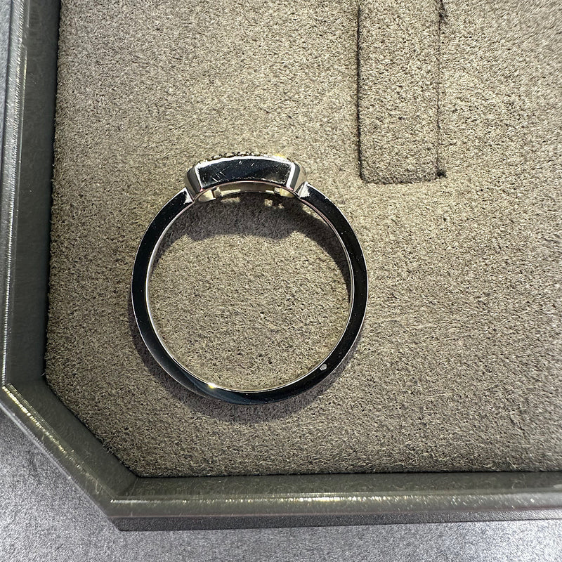 Bague Move Uno or gris & diamants T52