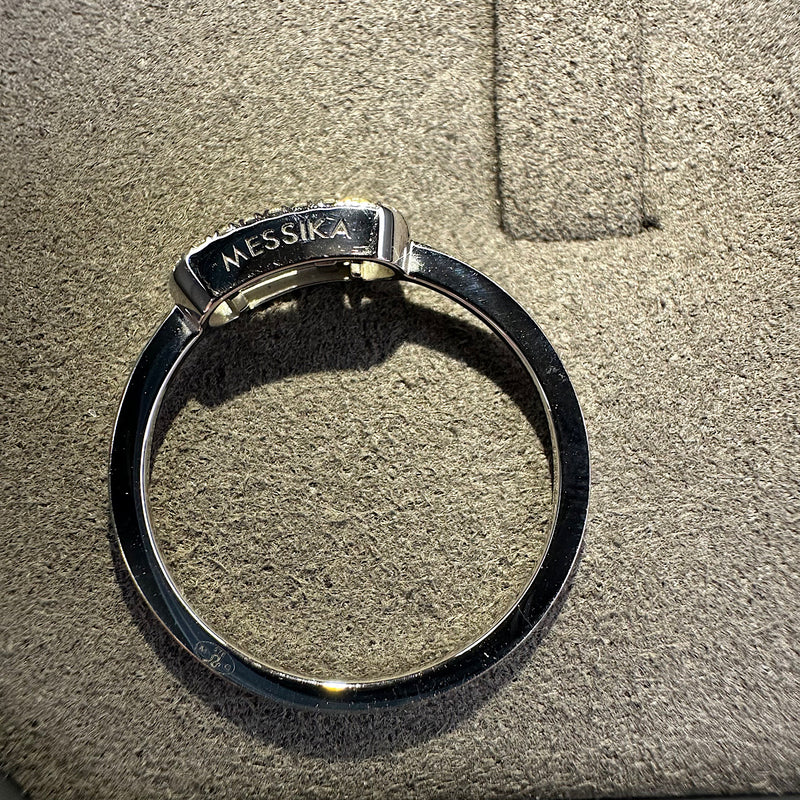 Bague Move Uno or gris & diamants T52