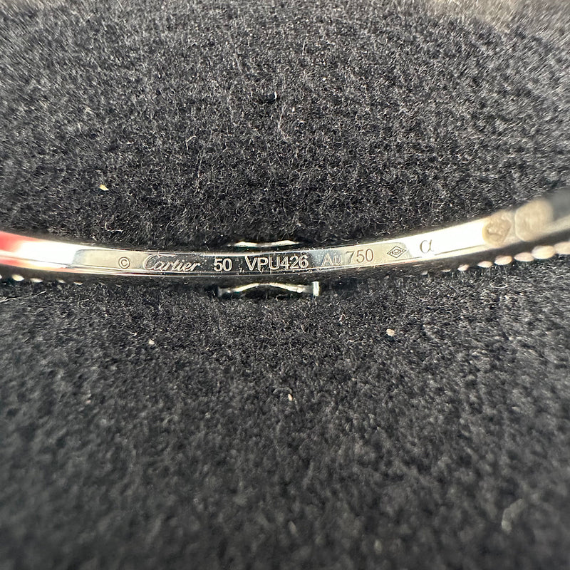 Bague Étincelle T.50 or gris & diamants