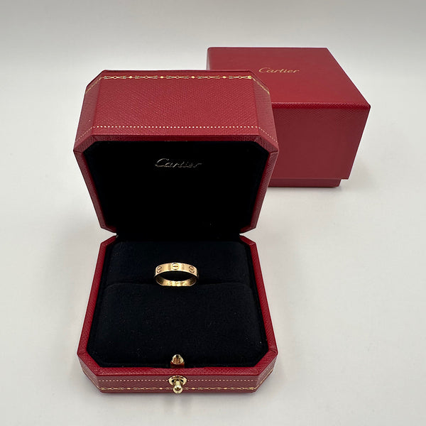 Bague Love taille 50 or rose