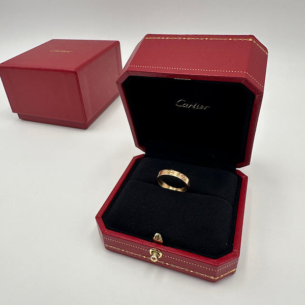 Bague Love taille 50 or rose