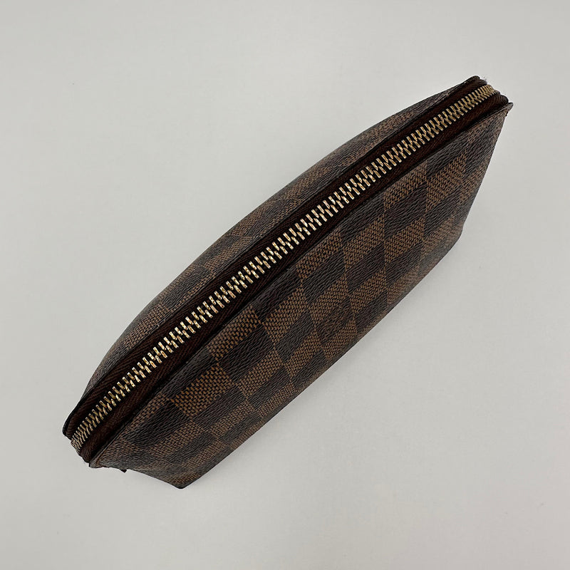 Pochette cosmétique PM damier ébène