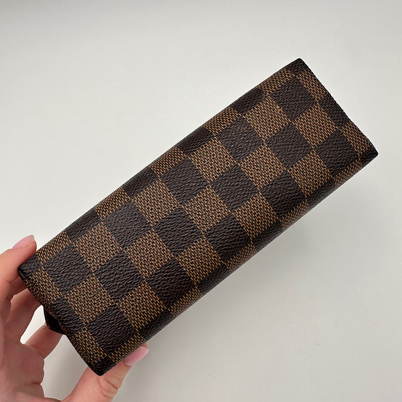 Pochette cosmétique PM damier ébène