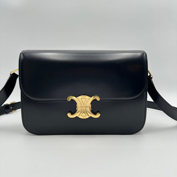 Sac Triomphe classique veau noir