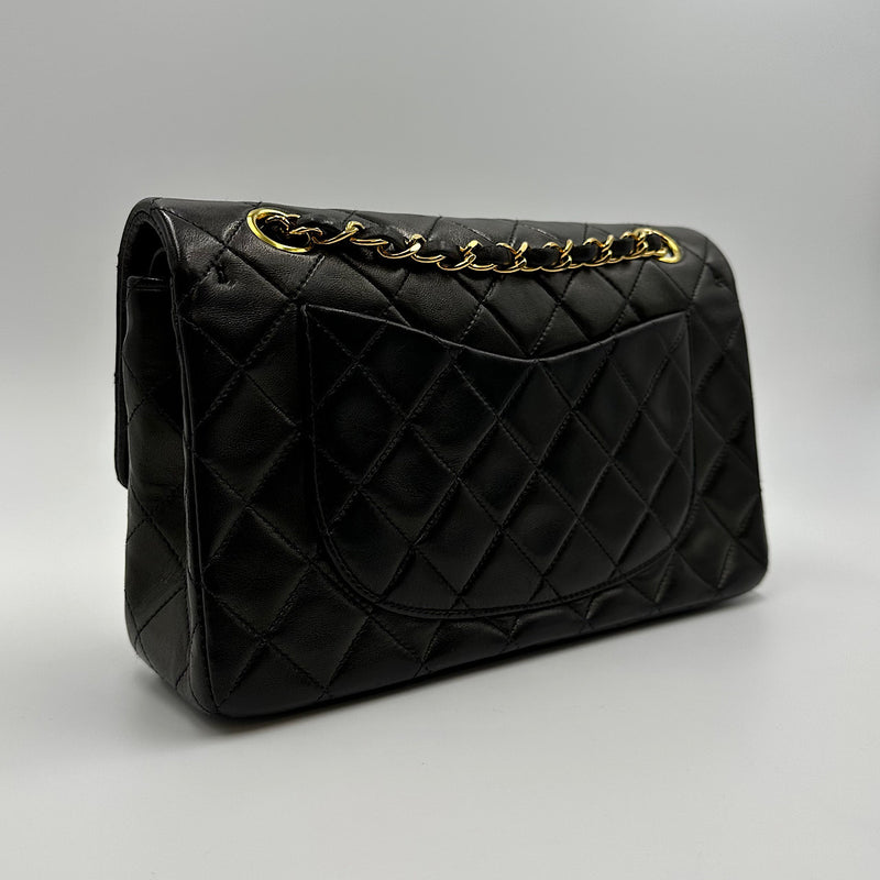 Petit sac classique agneau noir