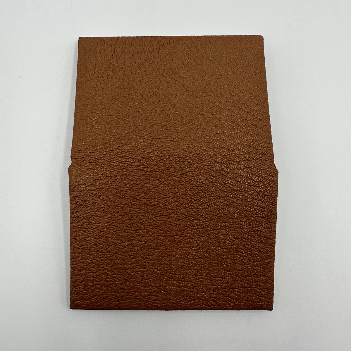 Porte-cartes Hermès Calvi Duo - Neuf Dans Sa Boîte, Couleur Mauve Sylvestre, En Cuir